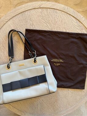 kate spade Leather Helena Bow Bridge Tote Bag